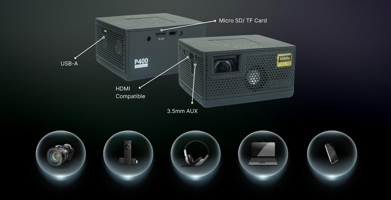 AAXA P400 portable projector